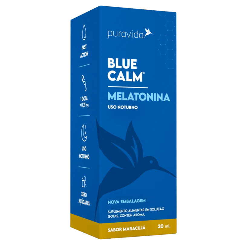 Blue Calm Melatonina 20ml - Pura Vida