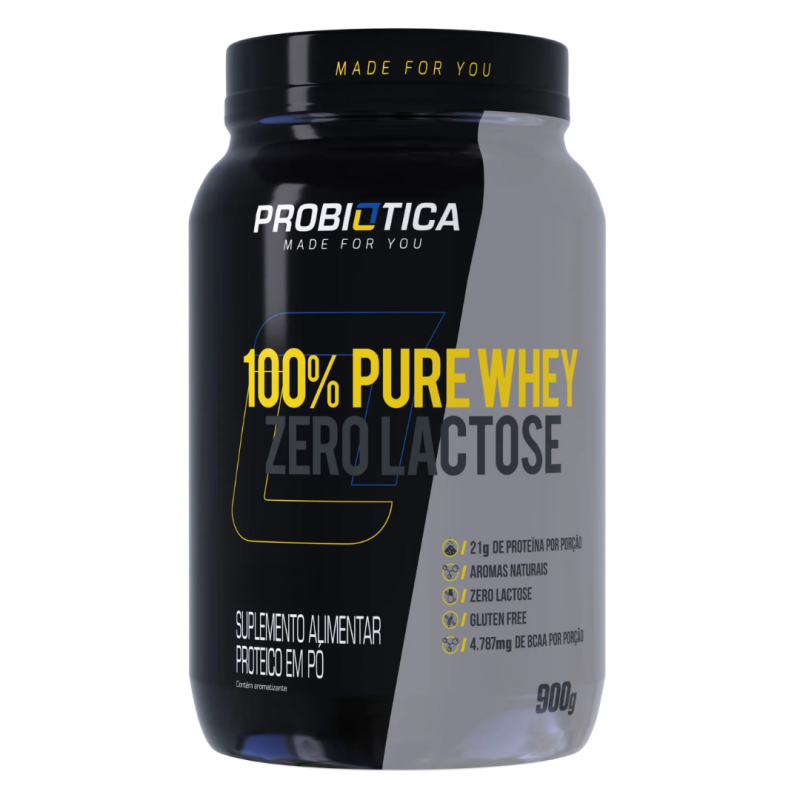 100% Pure Whey Zero Lactose 900 G - Probiótica