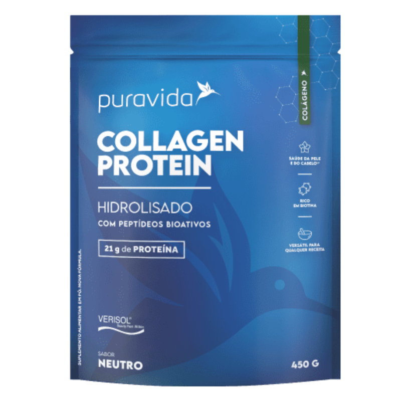 Collagen Protein Neutro 450g - Pura Vida