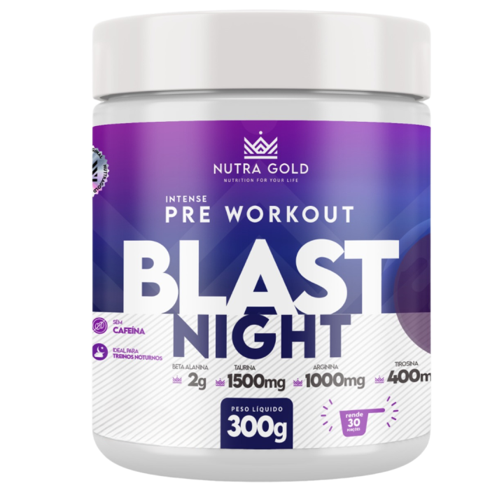 Pré Workout Blast Night 300g - Nutra Gold