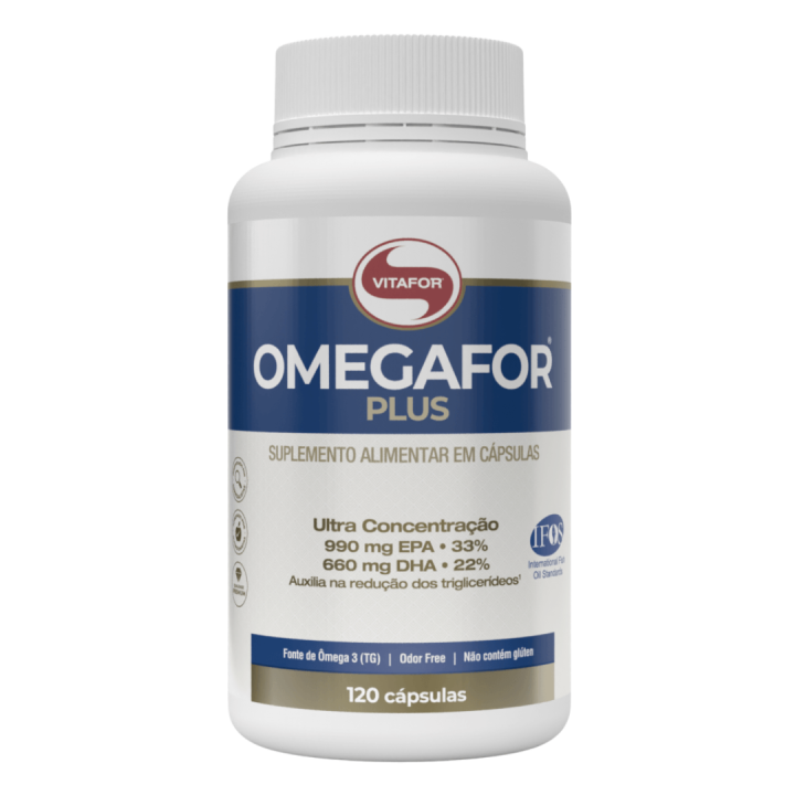Omegafor Plus 120 Cápsulas - Vitafor