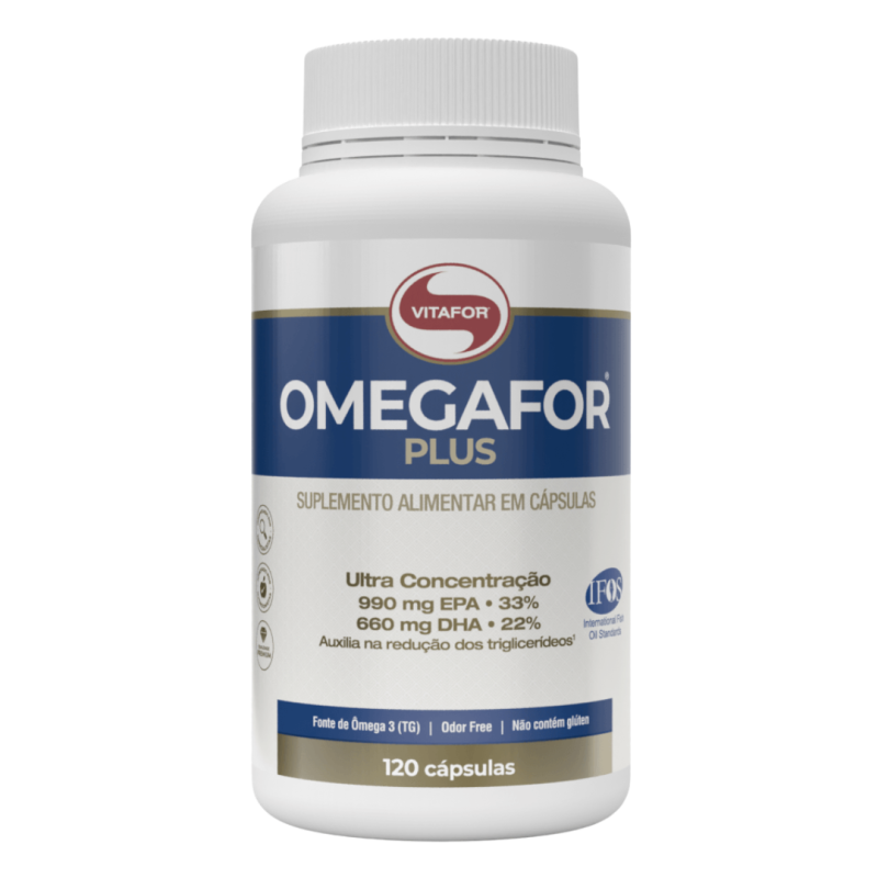 Omegafor Plus 120 Cápsulas - Vitafor