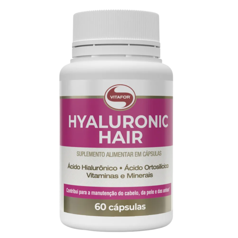 Hyaluronic Hair 60 Cápsulas de 500mg - Vitafor