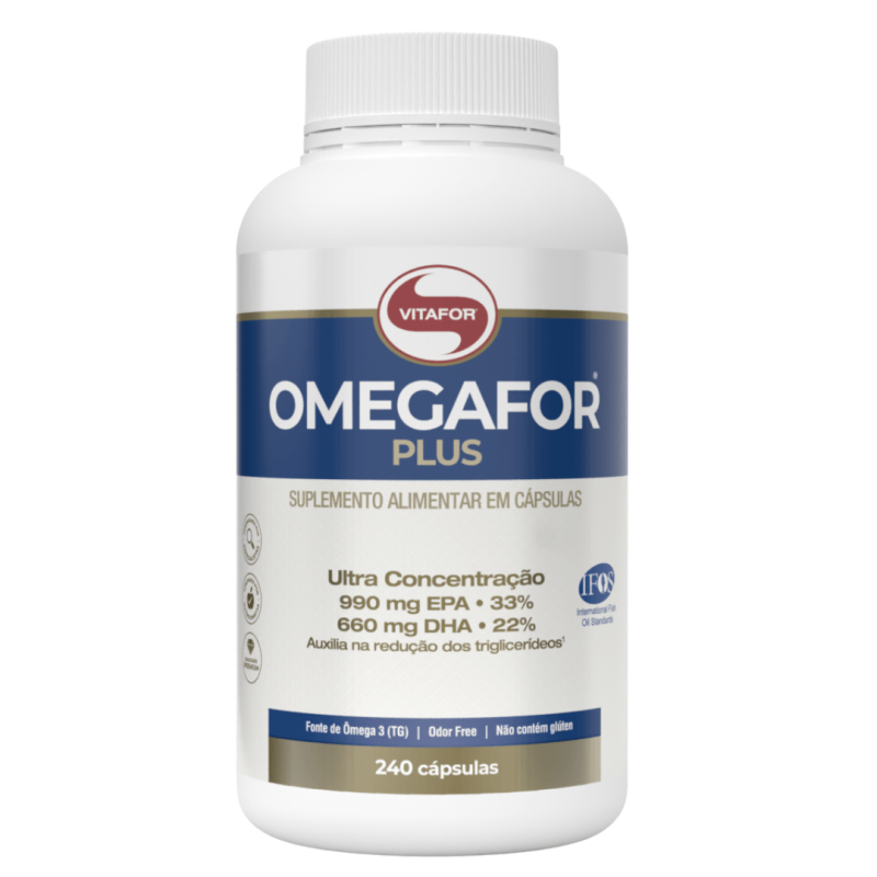 Omegafor Plus 240 Cápsulas - Vitafor