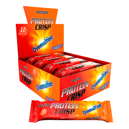 Barra de Proteína Whey Protein Crisp 12 unidades - Integralmedica