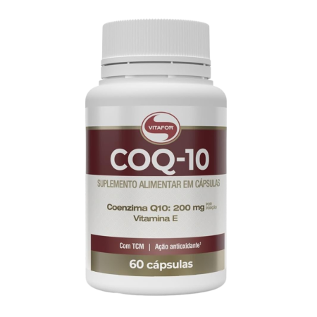 Coenzima Q10 60 Cápsulas (200mg por porção) - Vitafor