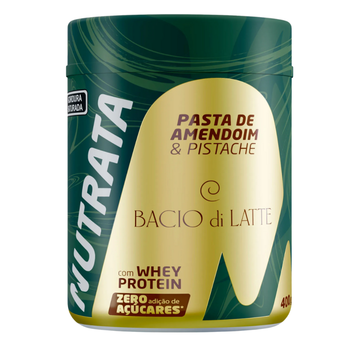 Pasta de Amendoim & Pistache Bacio di Latte 400g - Nutrata