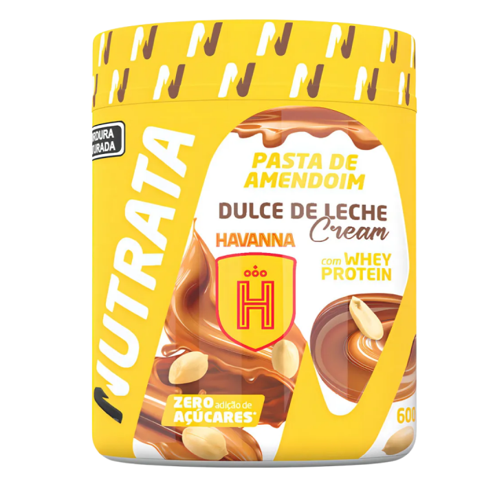 Pasta de Amendoim Dulce de Leche Cream Havanna 600g - Nutrata
