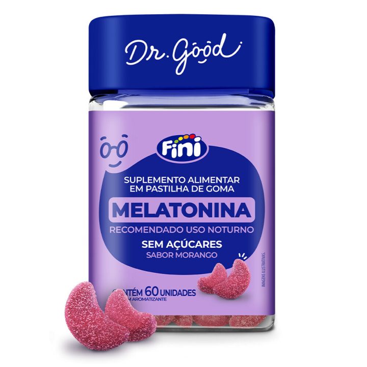 Fini Melatonina Dr. Good 0,21mg 60 Unidades