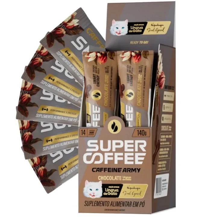 Supercoffee - Display (140g) Caffeine Army com 14 unidades