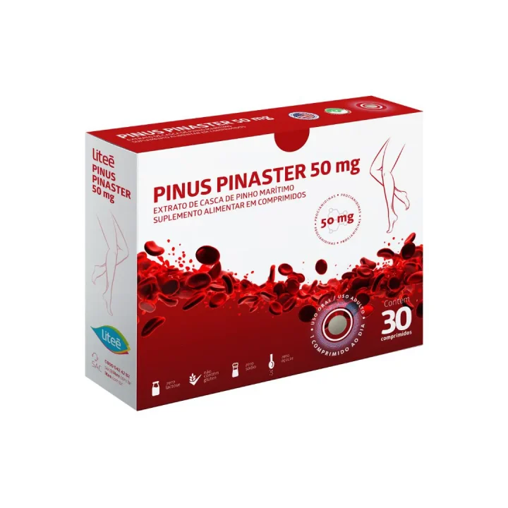 Pinus Pinaster 50mg 30 comprimidos - Litee Farma