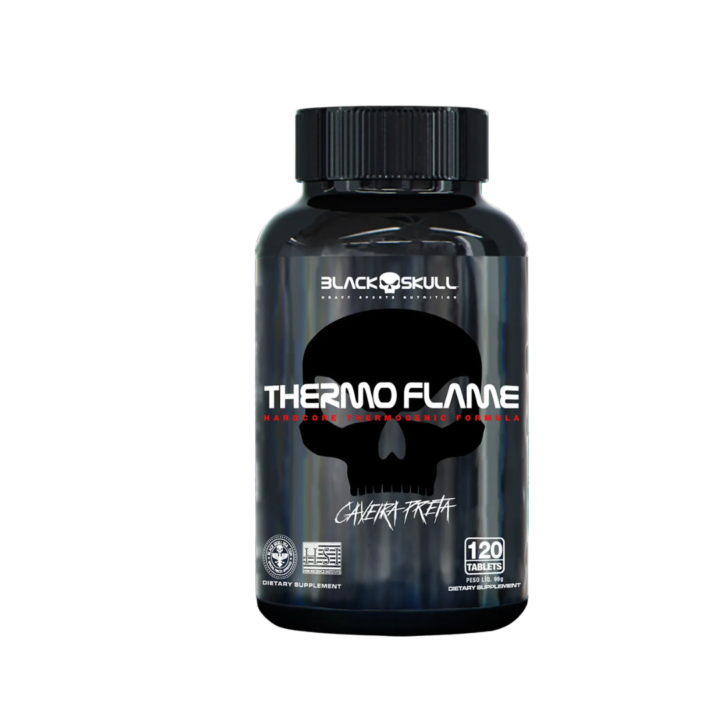 Termogênico Thermo Flame - 60 Tabletes - Black Skull