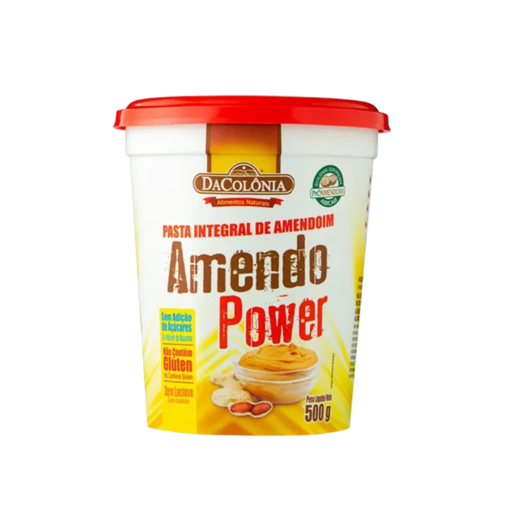 Pasta de Amendoim Amendo Power - 500g  - DaColonia