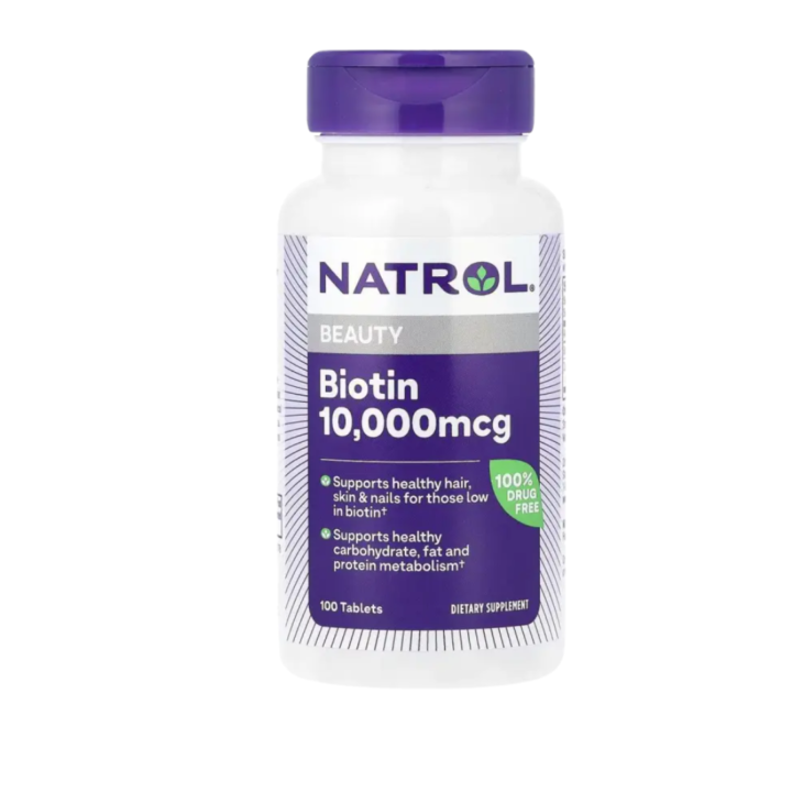 Biotina 10.000mcg Natrol 100 Tabletes