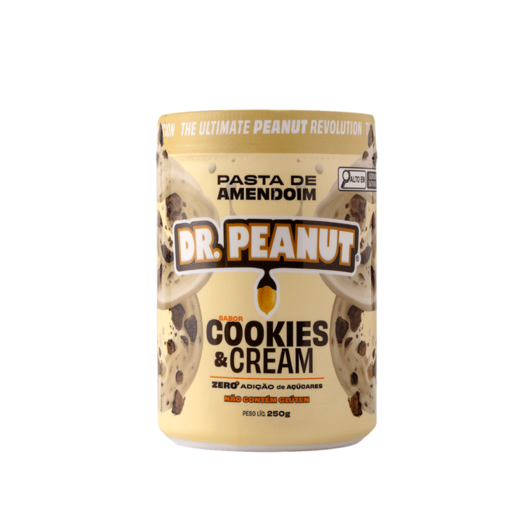 Pasta de Amendoim Cookies & Cream - 250g - Dr.Peanut