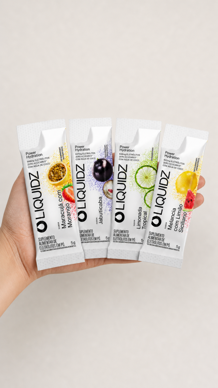 LIQUIDZ- Eletrólitos Zero Açúcares - Kit degustação