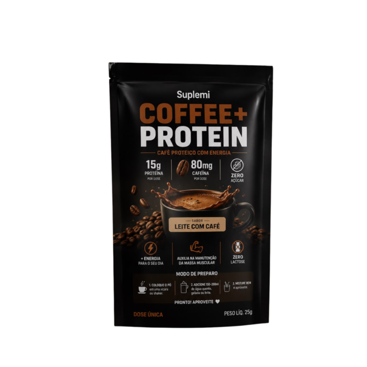 Café Proteico Zero Lactose Suplemi - 25g